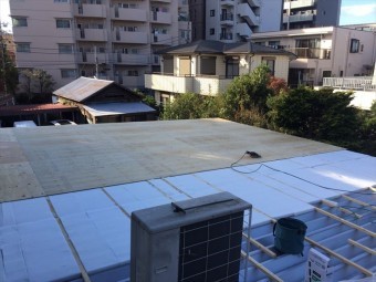折板屋根