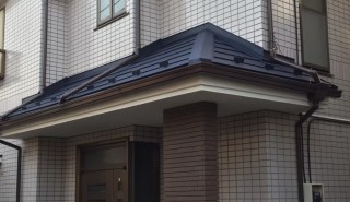 下屋根仕上がり
