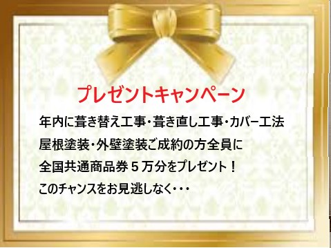 プレゼントキャンペーンを実施中🎁