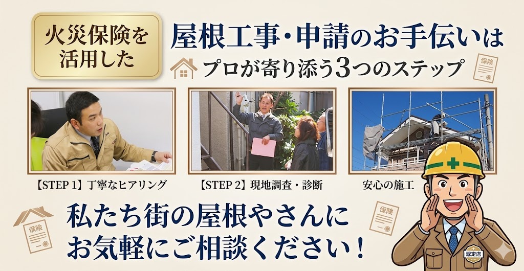 街の屋根やさん越谷店にお任せください(^_^)/