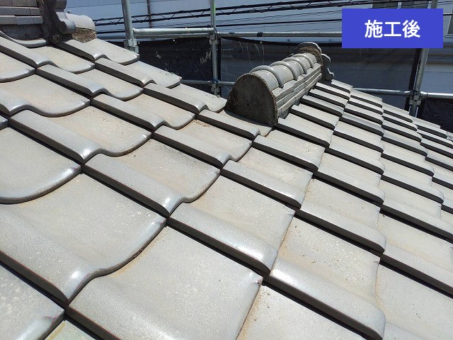 瓦屋根葺き直し工事を実施した施工事例をご紹介♪