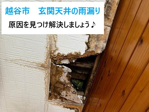 雨漏りの原因を追究ししっかりした補修をしましょう♬