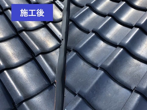 谷板金の腐食から穴があき雨漏りに…