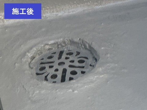 雨漏り　排水口の詰まりから雨漏り発生