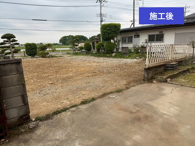 カーポートの撤去　屋根材だけではなく、支柱も全部撤去しました♪