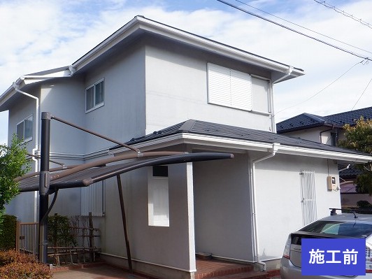 八潮市　外壁塗装施工前