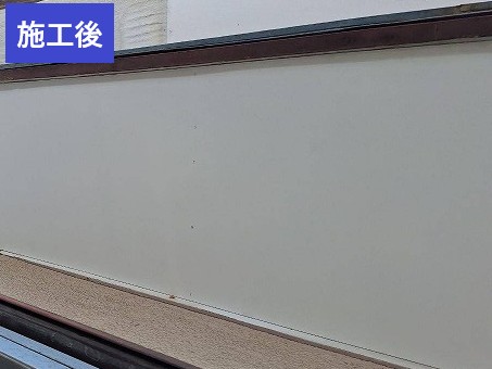 越谷市軒天重ね張り工事施工後