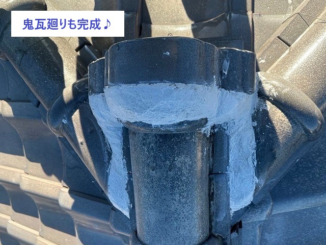 瓦工事　漆喰の劣化にはご注意を！雨漏り対策