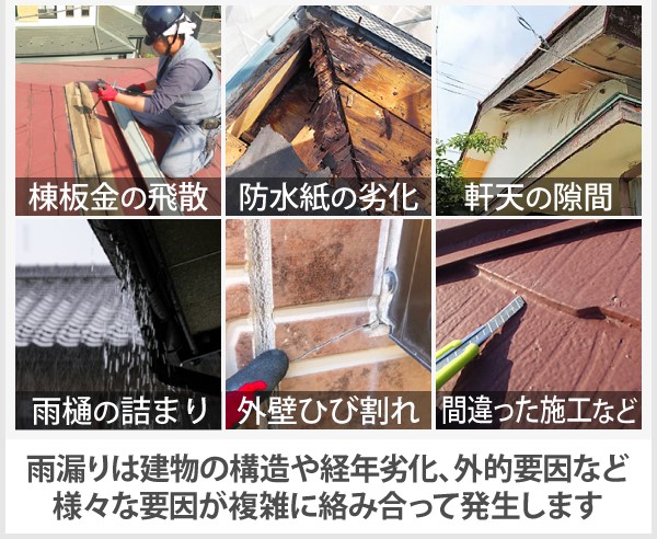 雨漏り発生！原因は…見えない劣化