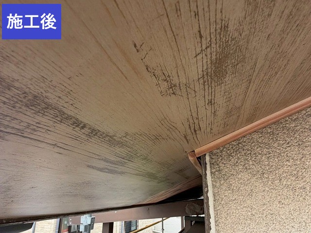 八潮市　軒天増し張り工事　施工後