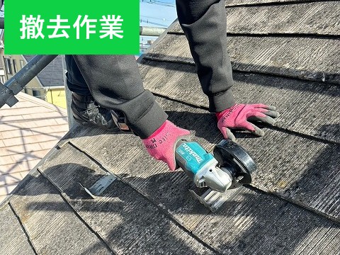 撤去しています