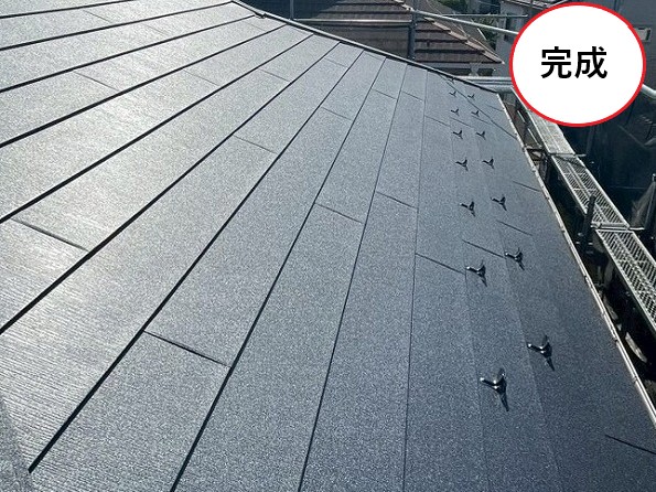 葺き替え工事が完了しました