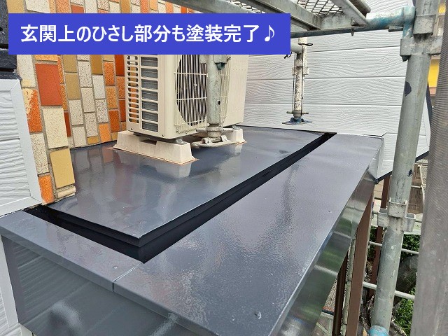 越谷市　下屋根・外壁塗装を実施しました！トータルメンテナンス♡