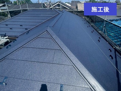 屋根カバー工事を実施しました♪