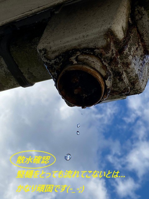 松伏町で雨樋が大変！！オーバーフローで機能が果たせていません！原因は？？？