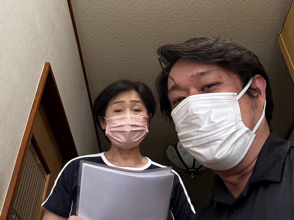 草加市で屋根工事をしたお客様より嬉しいお言葉をいただきました♪