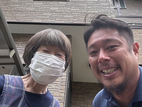 瓦修理を行ったお客様よりお言葉をいただきました♪