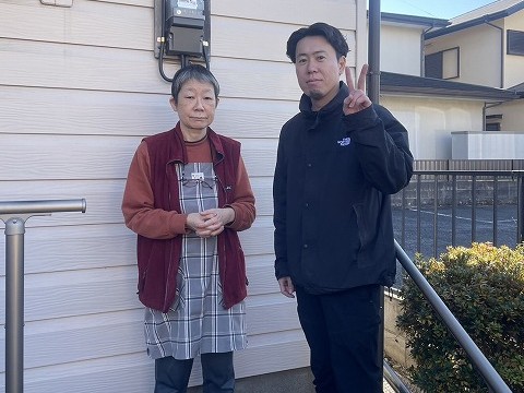 竪樋交換を行ったお客様よりお言葉をいただきました♪