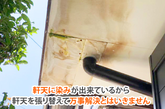 雨漏りの原因を追究ししっかりした補修をしましょう♬