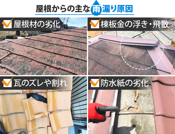 雨漏りのサイン見逃さないで！！