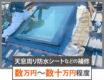 天窓雨漏りの真相解明します！
