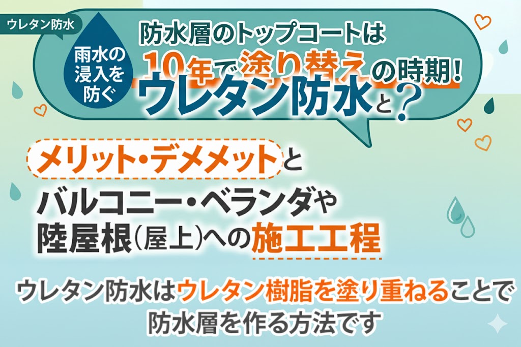 雨漏り修理　ベランダ編
