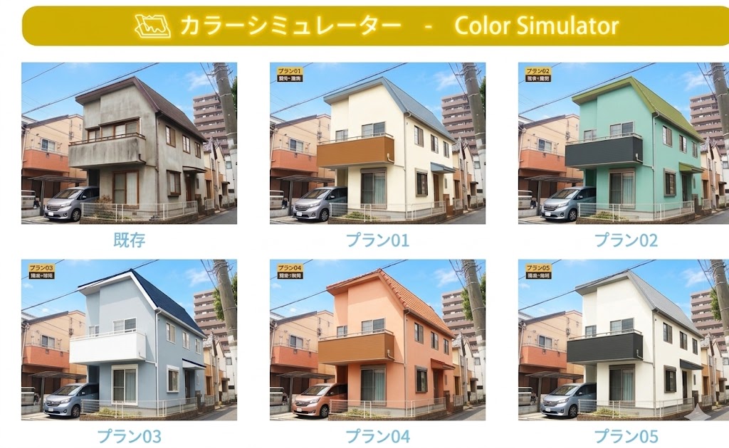 カラーシュミレーション