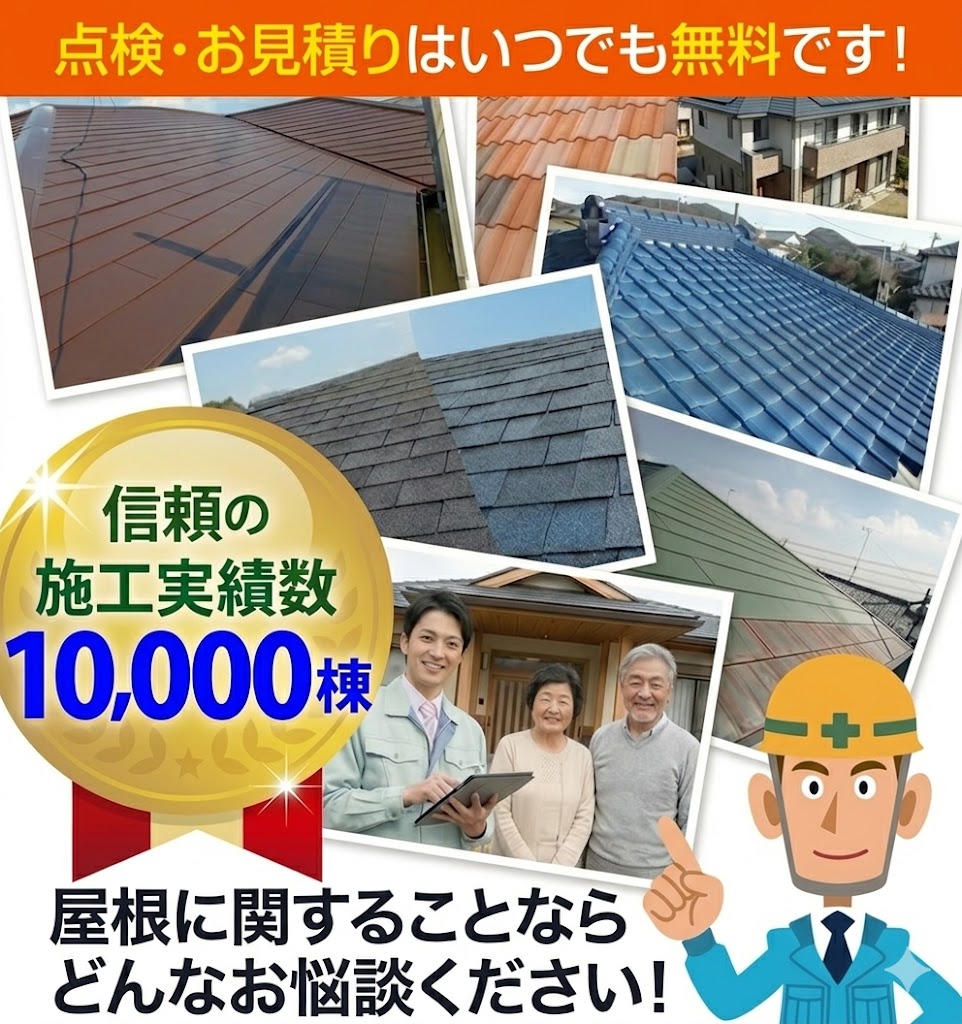 屋根の事ならお任せください♪