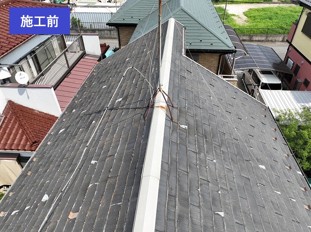 川口市　屋根カバー工事　施工前